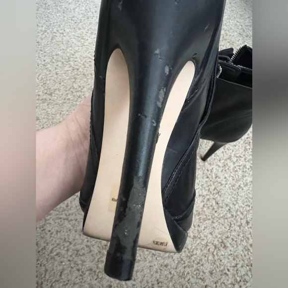 BCBGeneration Gavin Black Open Toe Bootie- size 8.5M - Picture 6 of 14